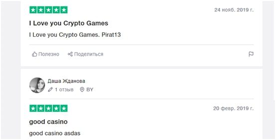 Crypto games отзывы