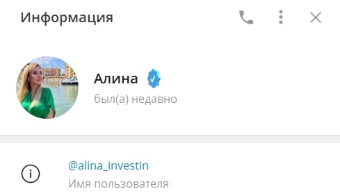 Alina Investin телеграмм