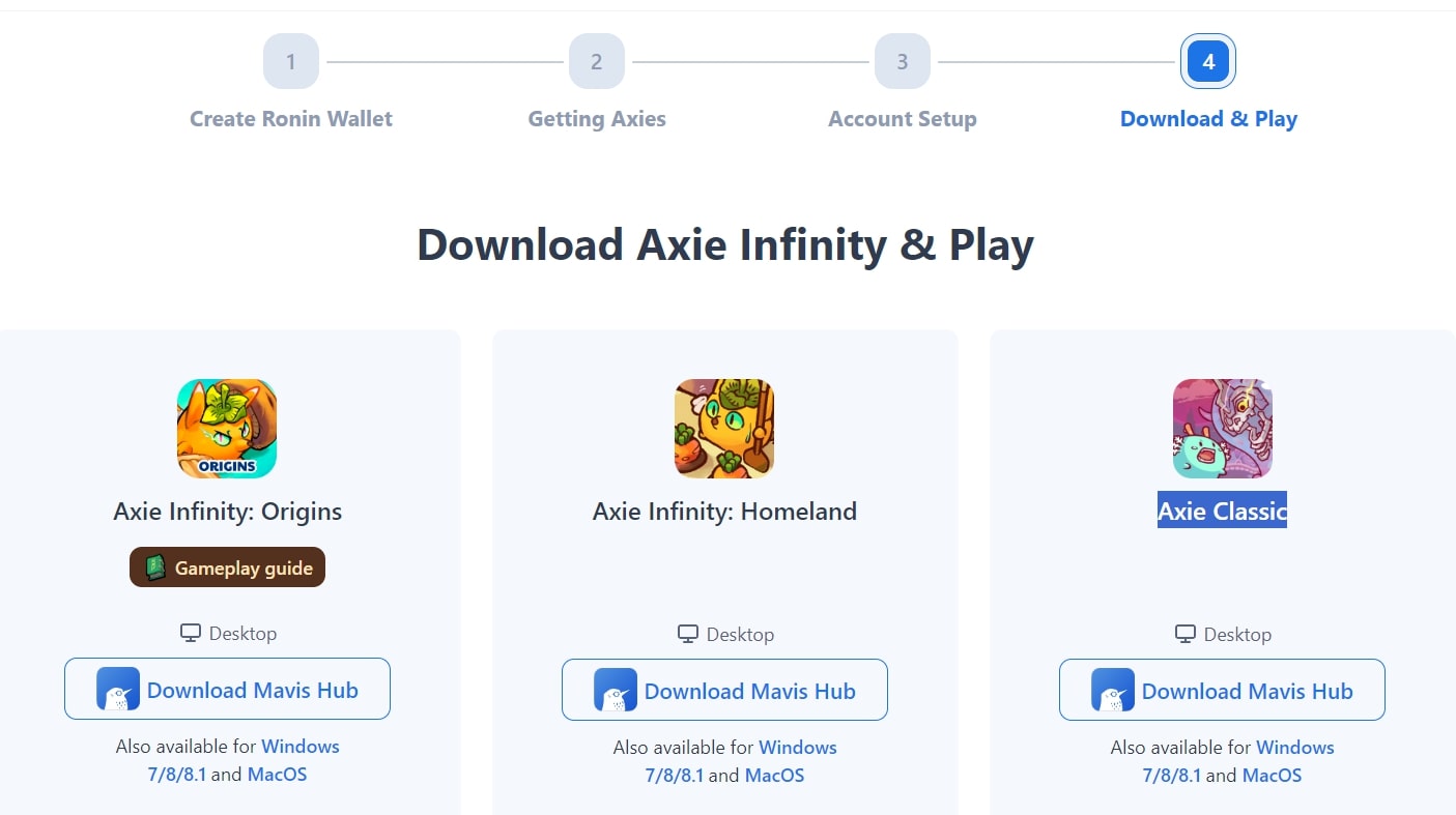 приложение Axie Infinity 