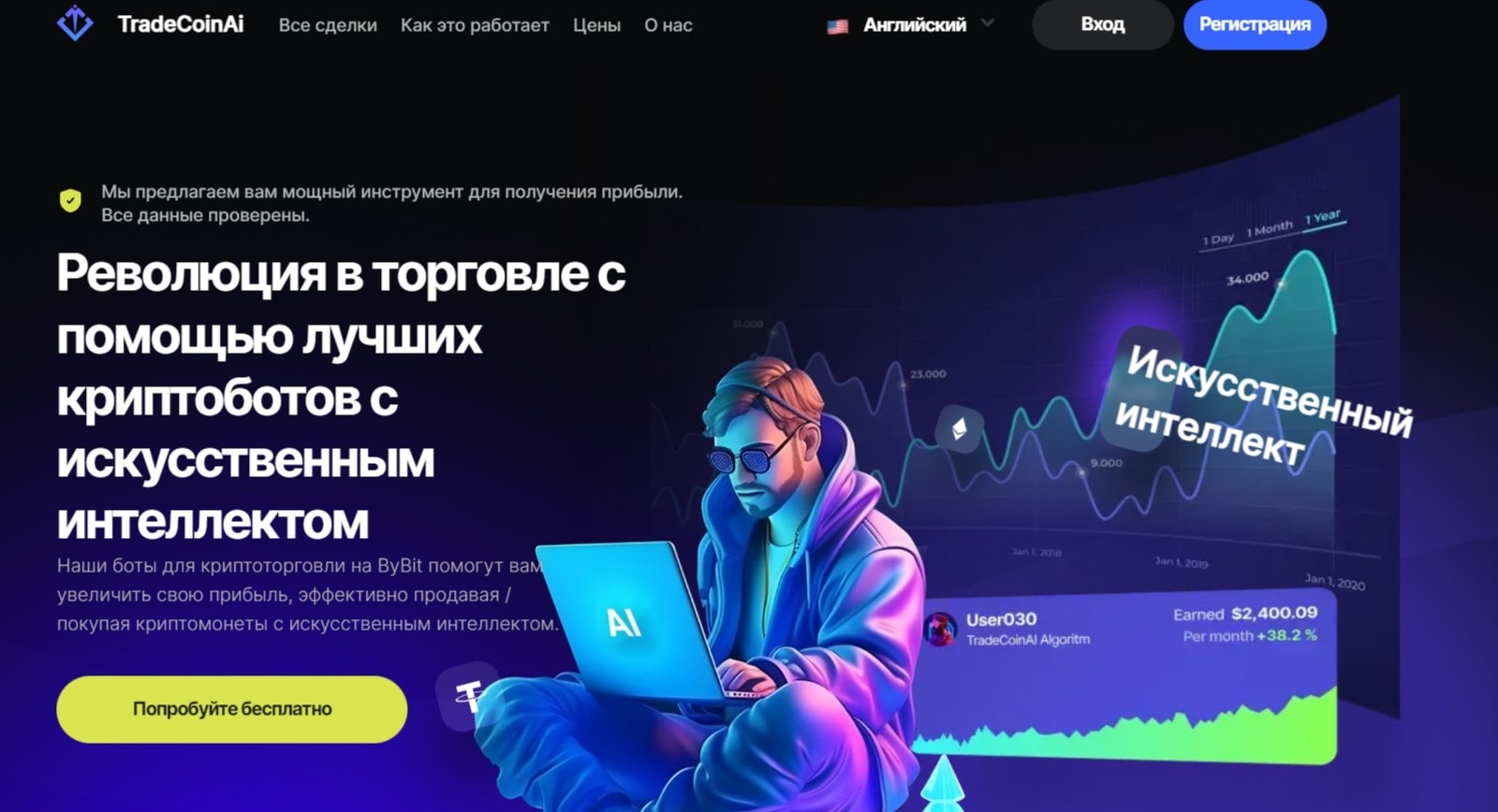 Tradecoinai главная