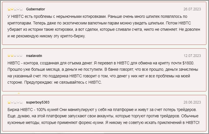 HitBTC отзывы 1