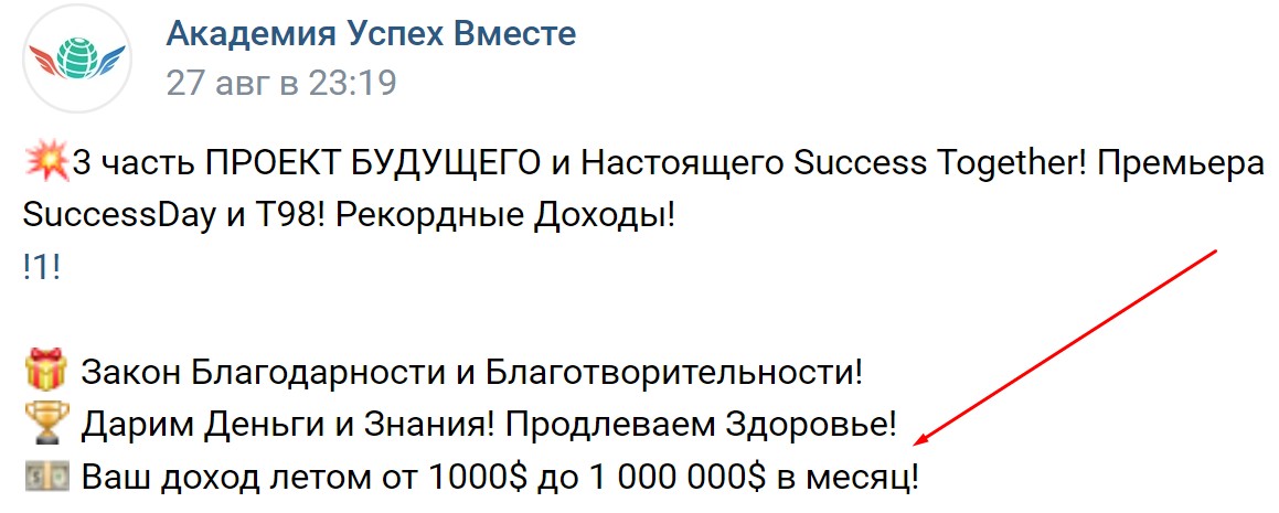 академия успех вместе обзор