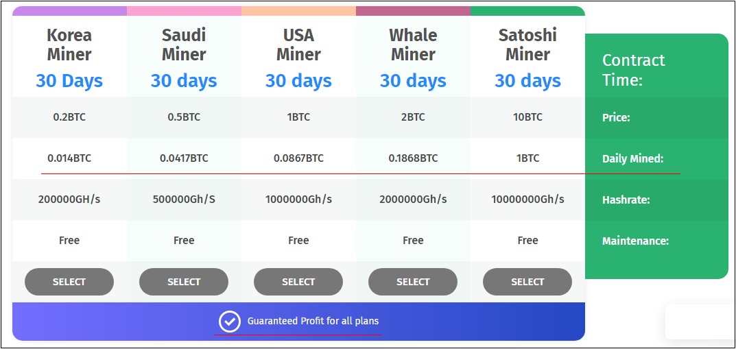 Цены от Whales Mining