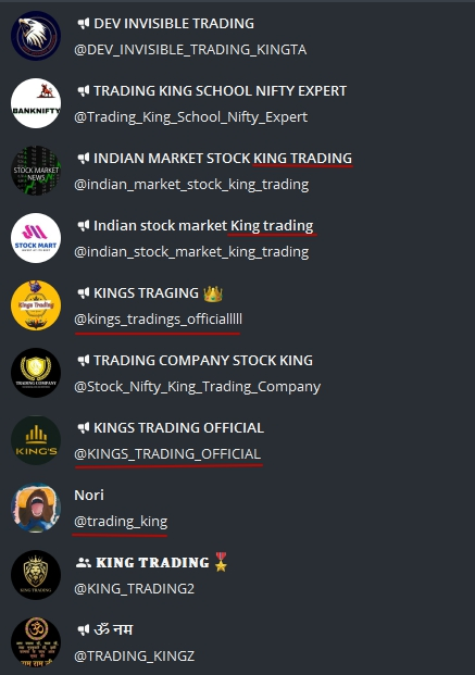 King trading каналы