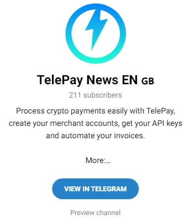 TelePay Телеграмм