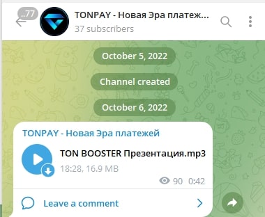 TonPay презинтация