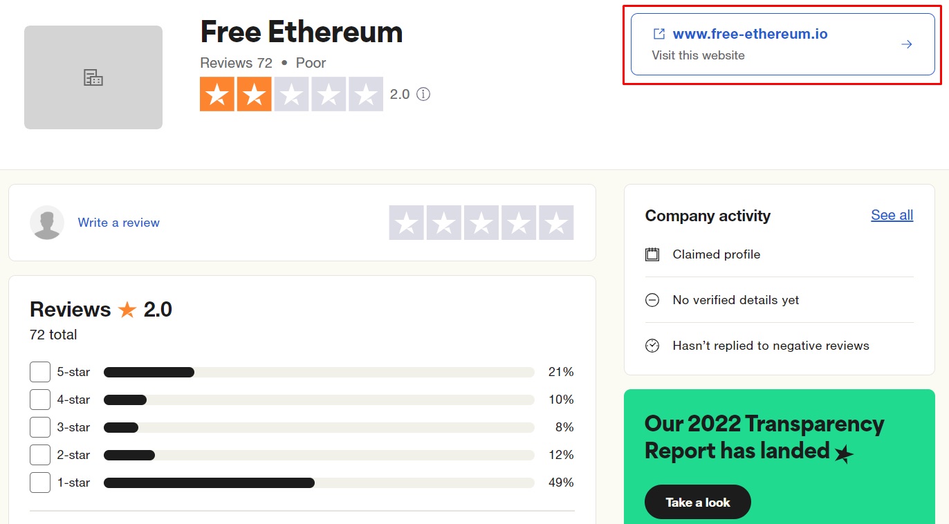 Отзывы о Free Ethereum