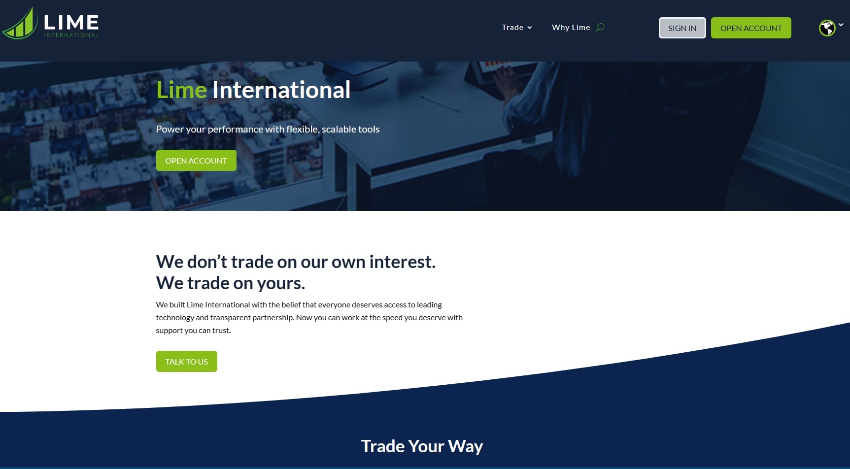 Lime Trading сайт