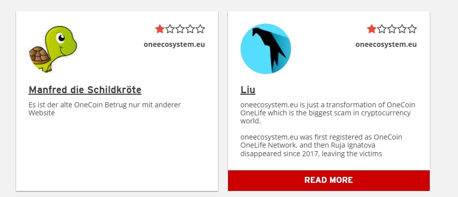 Oneecosystem Eu отзывы