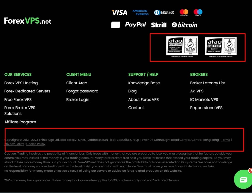 ForexVPS информация