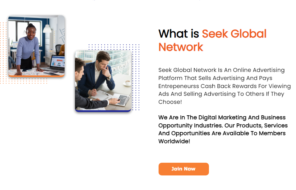 Seek Global Network главная 3