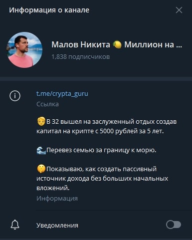 Никита Малов телеграм