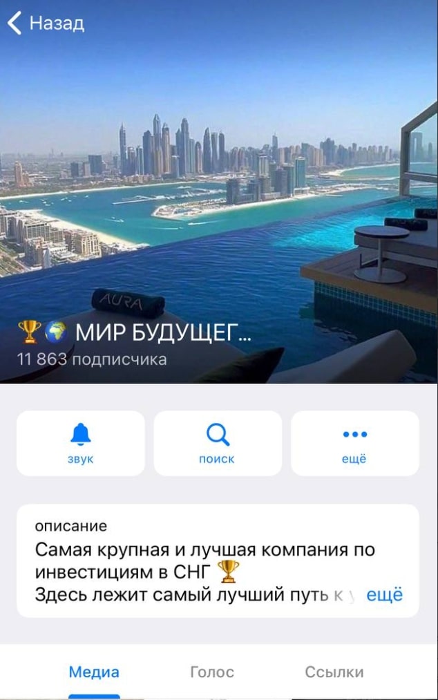 Мир Будущего телеграм