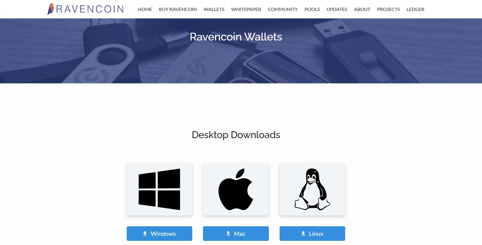 Ravencoin - платформы