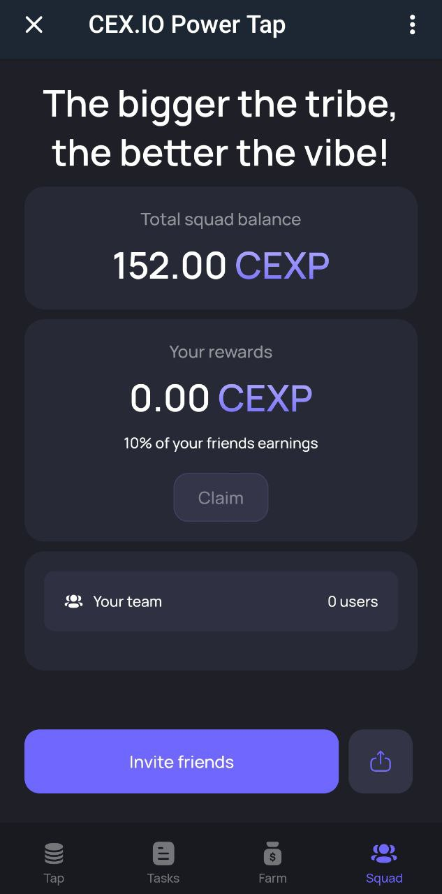 Cex Io Power Tap отзывы и инвестиции в скам — игру Cexio Tap Bot — Платит  или нет ?