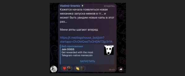 dogs community бот телеграм